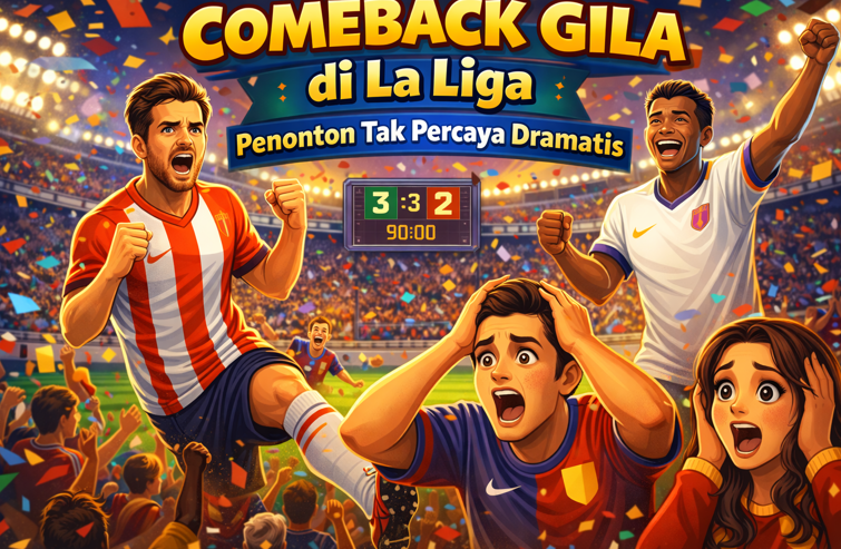Comeback Gila di La Liga