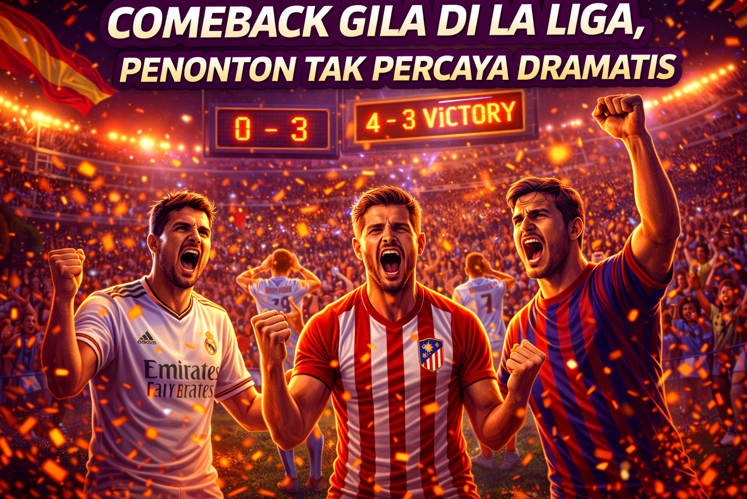 Comeback Gila di La Liga