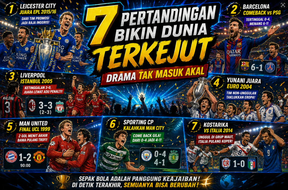 7 Pertandingan Bikin Dunia