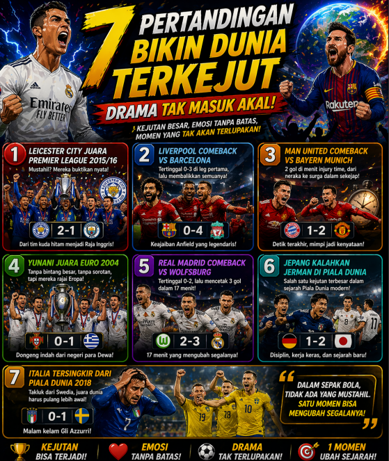 7 Pertandingan Bikin Dunia