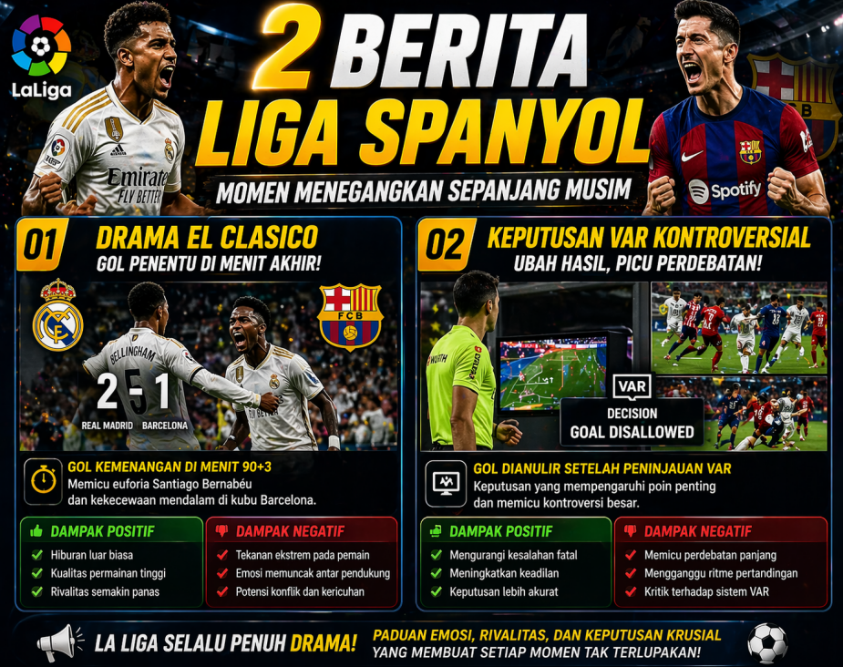 2 Berita Liga Spanyol