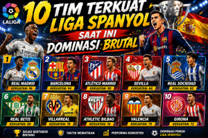 10 Tim Terkuat Liga Spanyol