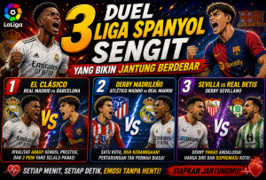 3 Duel Liga Spanyol Sengit