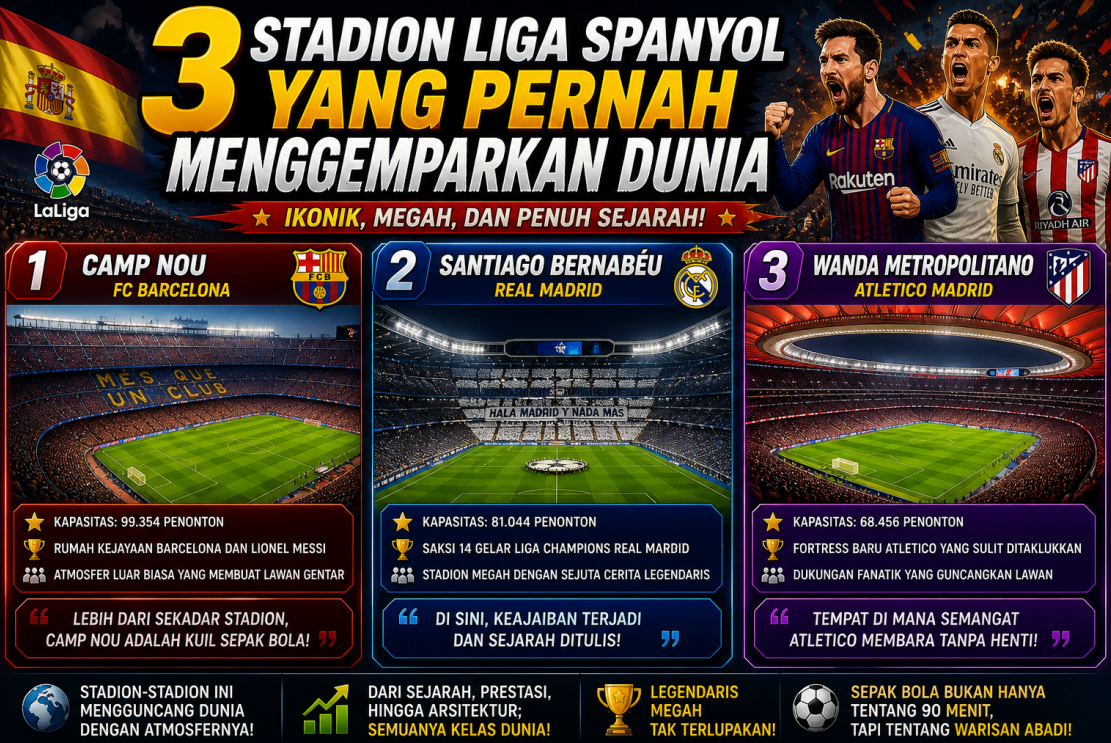 3 Stadion Liga Spanyol