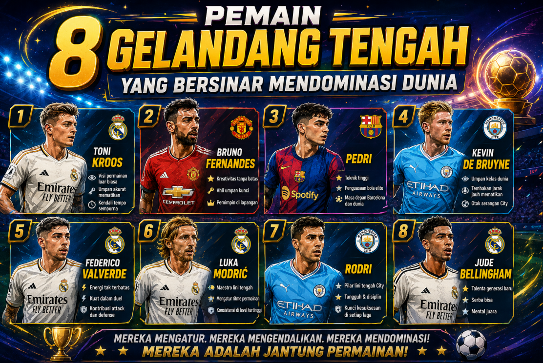 8 Gelandang Liga Spanyol