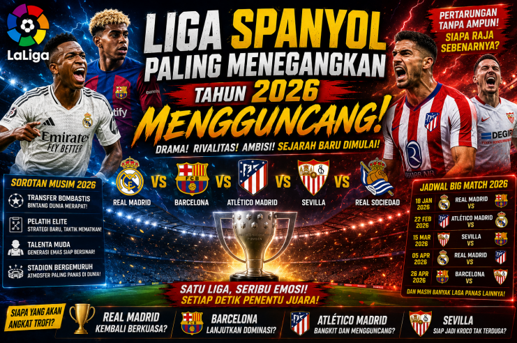 Liga Spanyol Paling Menegangkan
