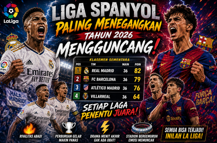 Liga Spanyol Paling Menegangkan