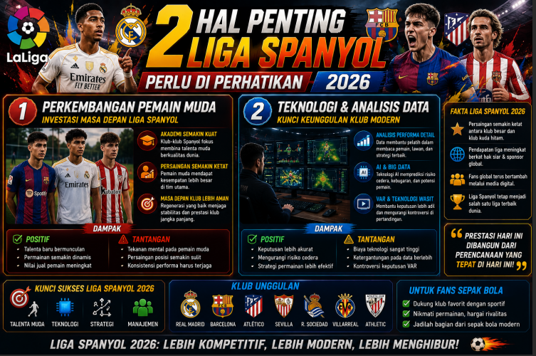 2 Hal Penting Liga Spanyol