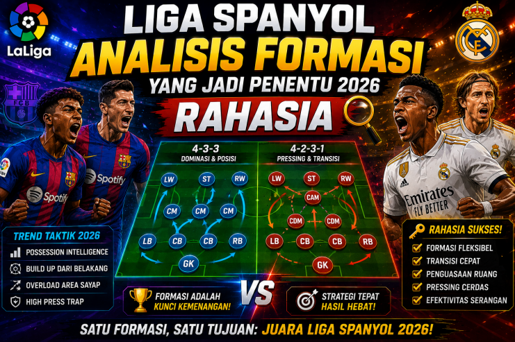Liga Spanyol Analisis Formasi
