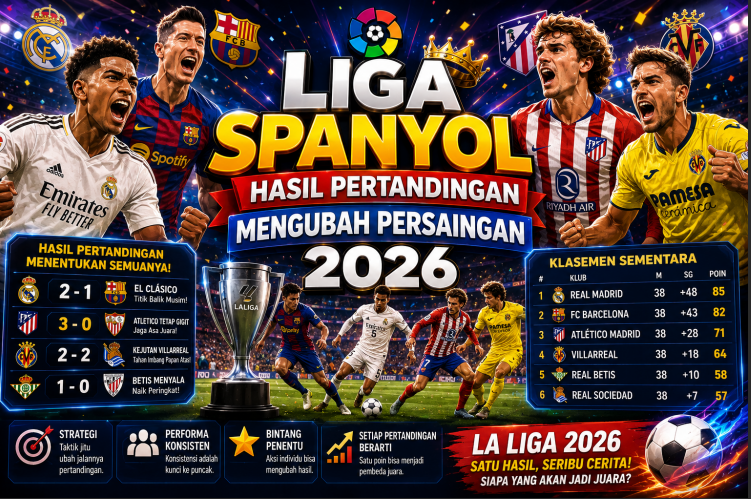 Liga Spanyol Hasil Pertandingan