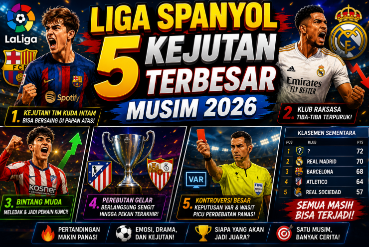 Liga Spanyol 5 Kejutan