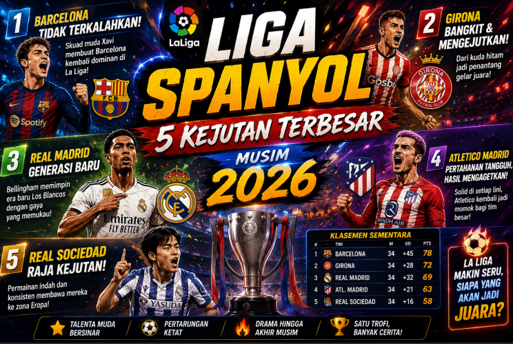 Liga Spanyol 5 Kejutan