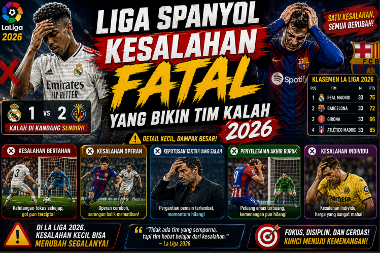 Liga Spanyol Kesalahan Fatal
