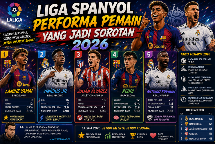 Liga Spanyol Performa Pemain