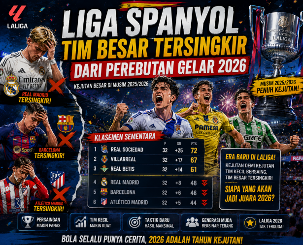 Liga Spanyol Tim Besar Tersingkir
