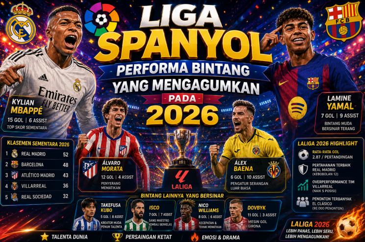 Liga Spanyol Performa Bintang