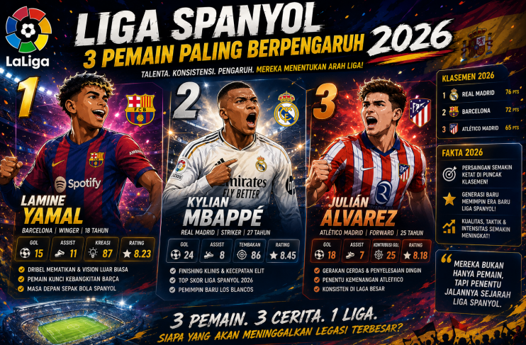 Liga Spanyol 3 Pemain