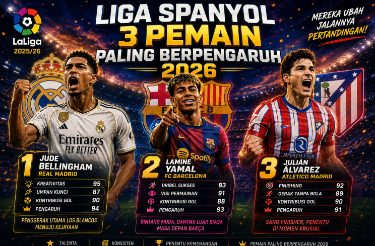 Liga Spanyol 3 Pemain