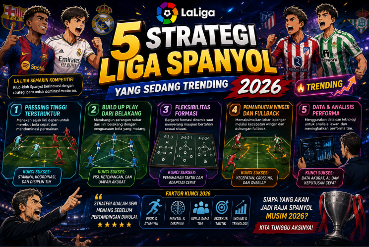5 Strategi Liga Spanyol
