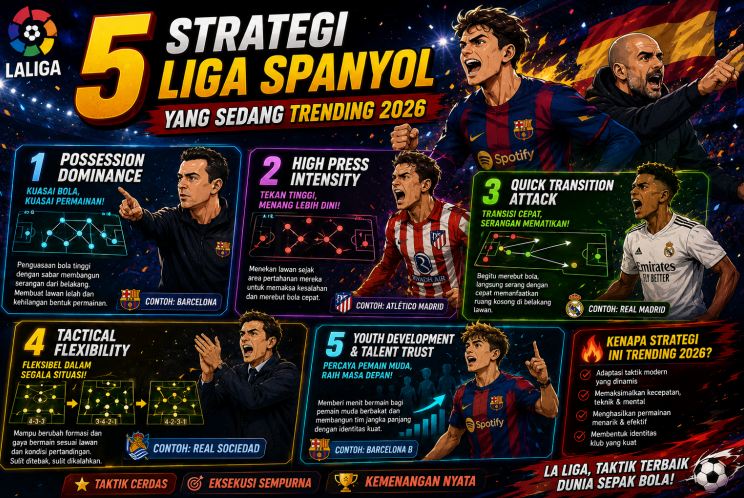 5 Strategi Liga Spanyol