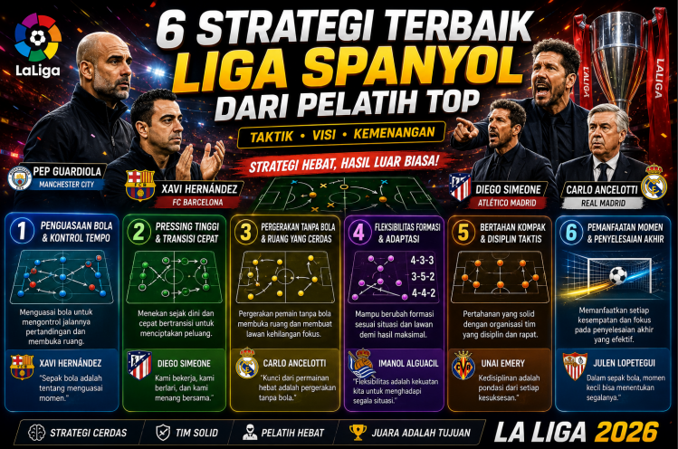 6 Strategi Terbaik Liga Spanyol