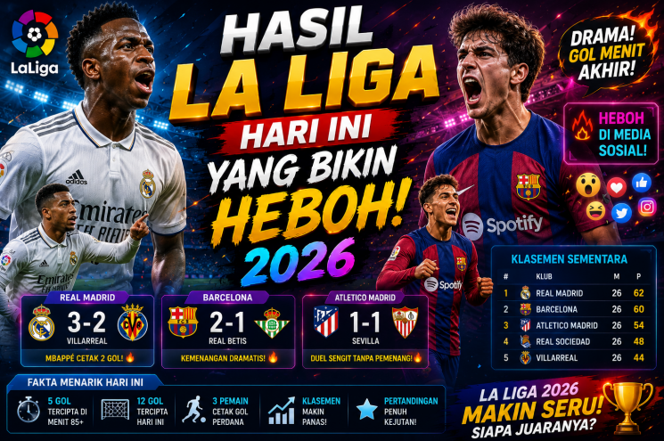 Hasil La Liga Hari Ini