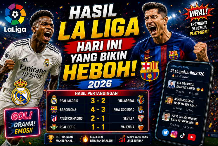 Hasil La Liga Hari Ini