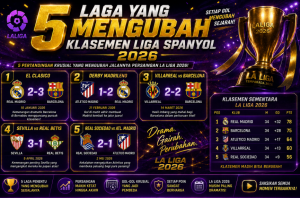 5 Laga yang Mengubah Klasemen