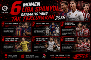 6 Momen Liga Spanyol