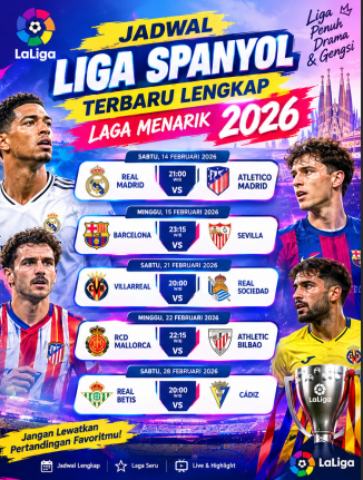 Jadwal Liga Spanyol