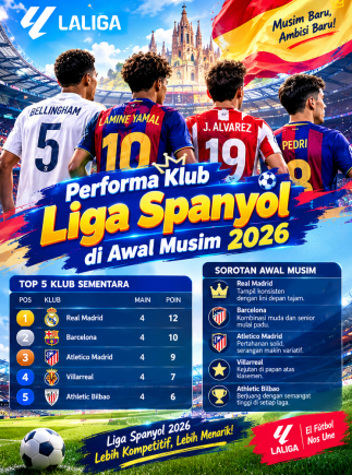 Performa Klub Liga Spanyol